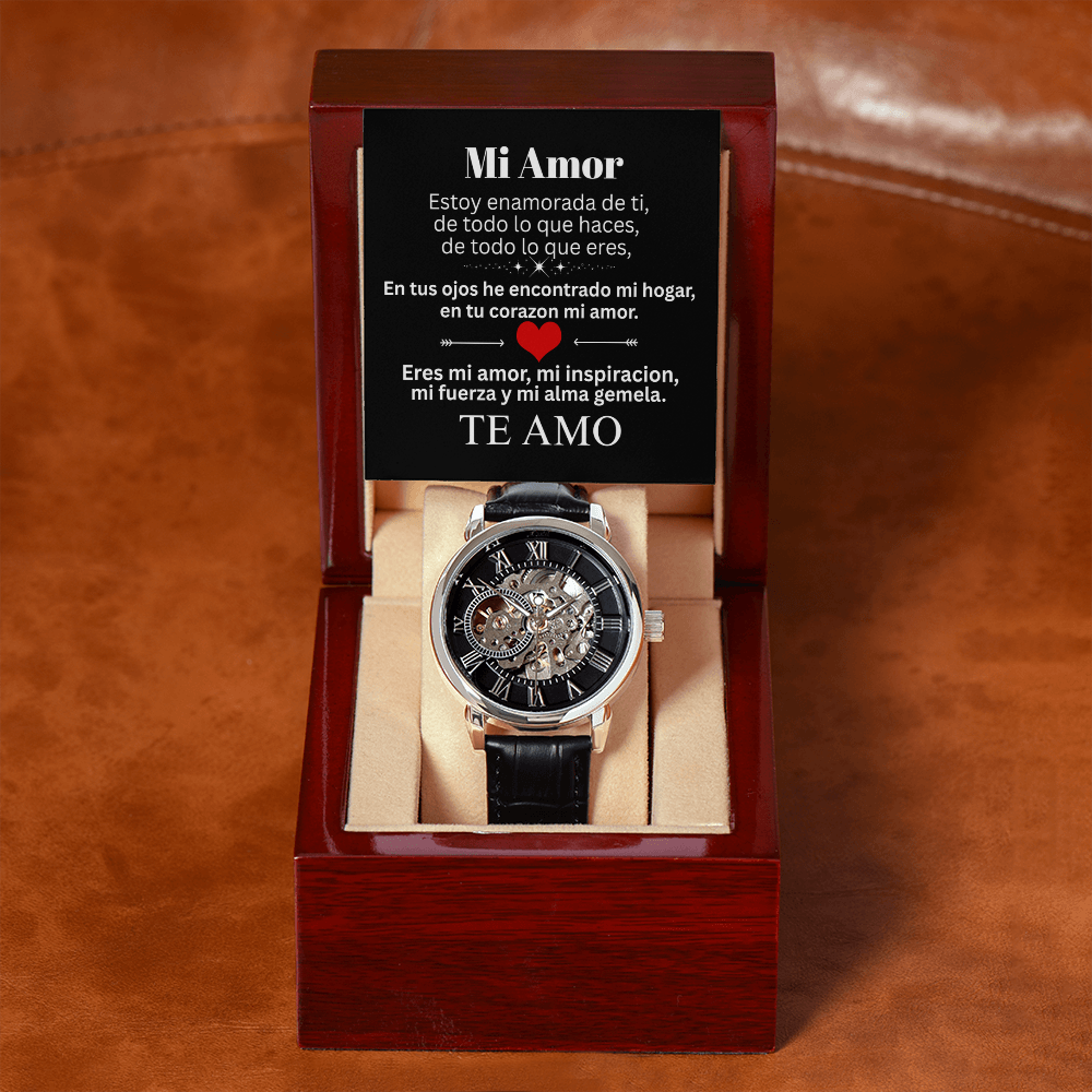 Mi Amor ❤️ Reloj Esencia de Lujo Esqueleto 💎🕰️