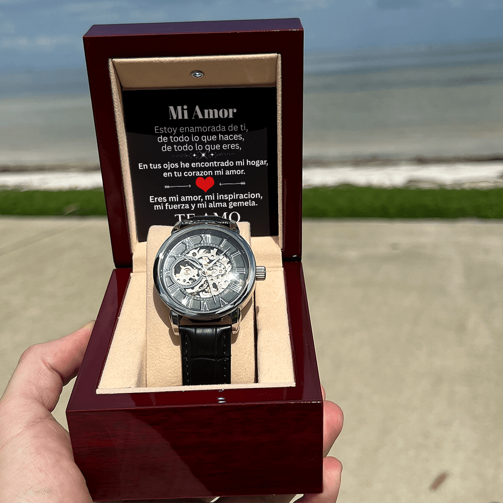 Mi Amor ❤️ Reloj Esencia de Lujo Esqueleto 💎🕰️