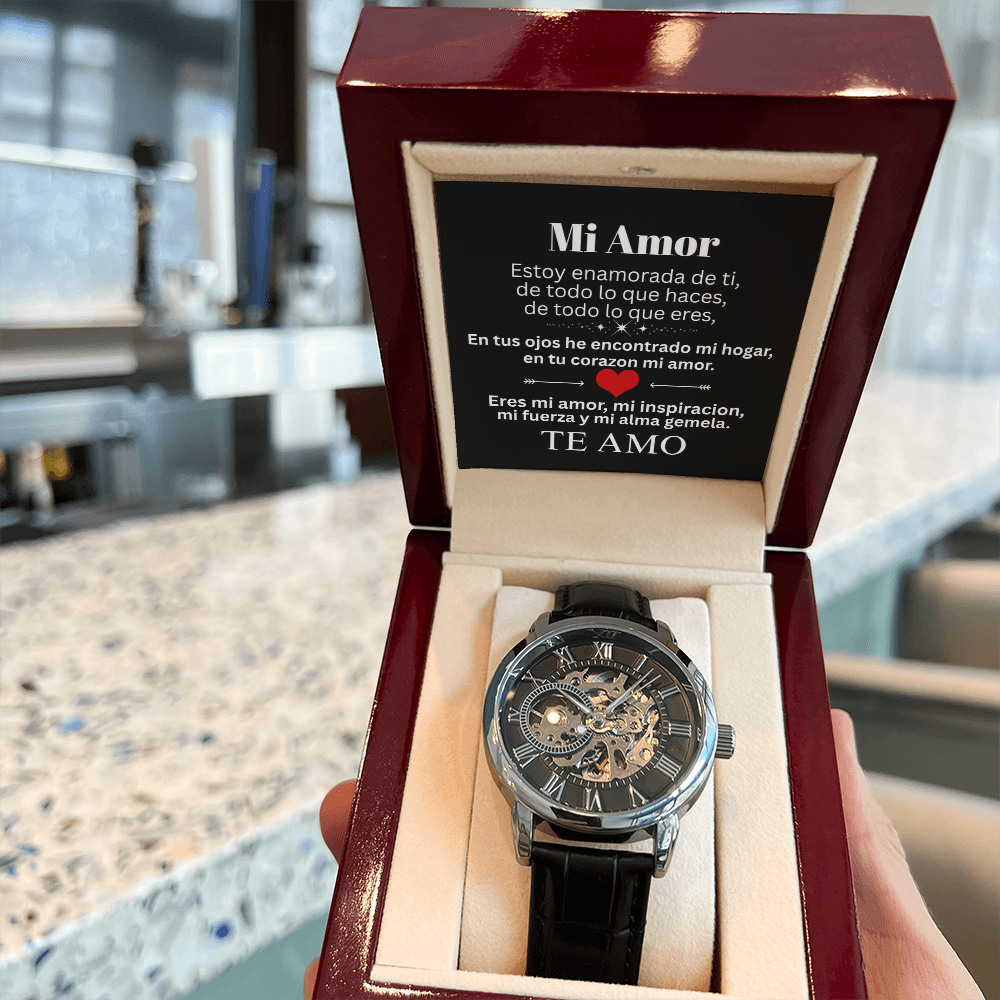 Mi Amor ❤️ Reloj Esencia de Lujo Esqueleto 💎🕰️