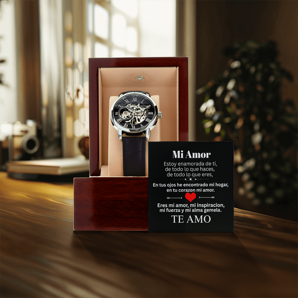 Mi Amor ❤️ Reloj Esencia de Lujo Esqueleto 💎🕰️