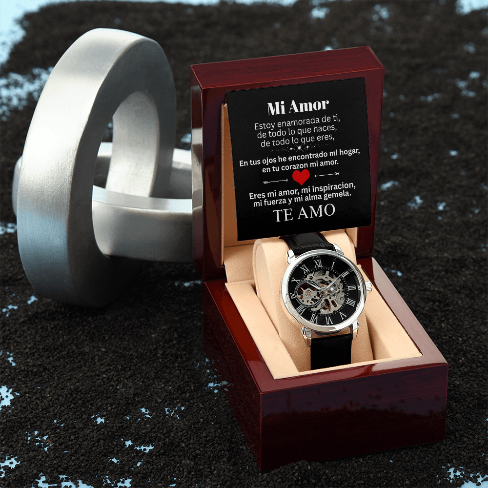 Mi Amor ❤️ Reloj Esencia de Lujo Esqueleto 💎🕰️