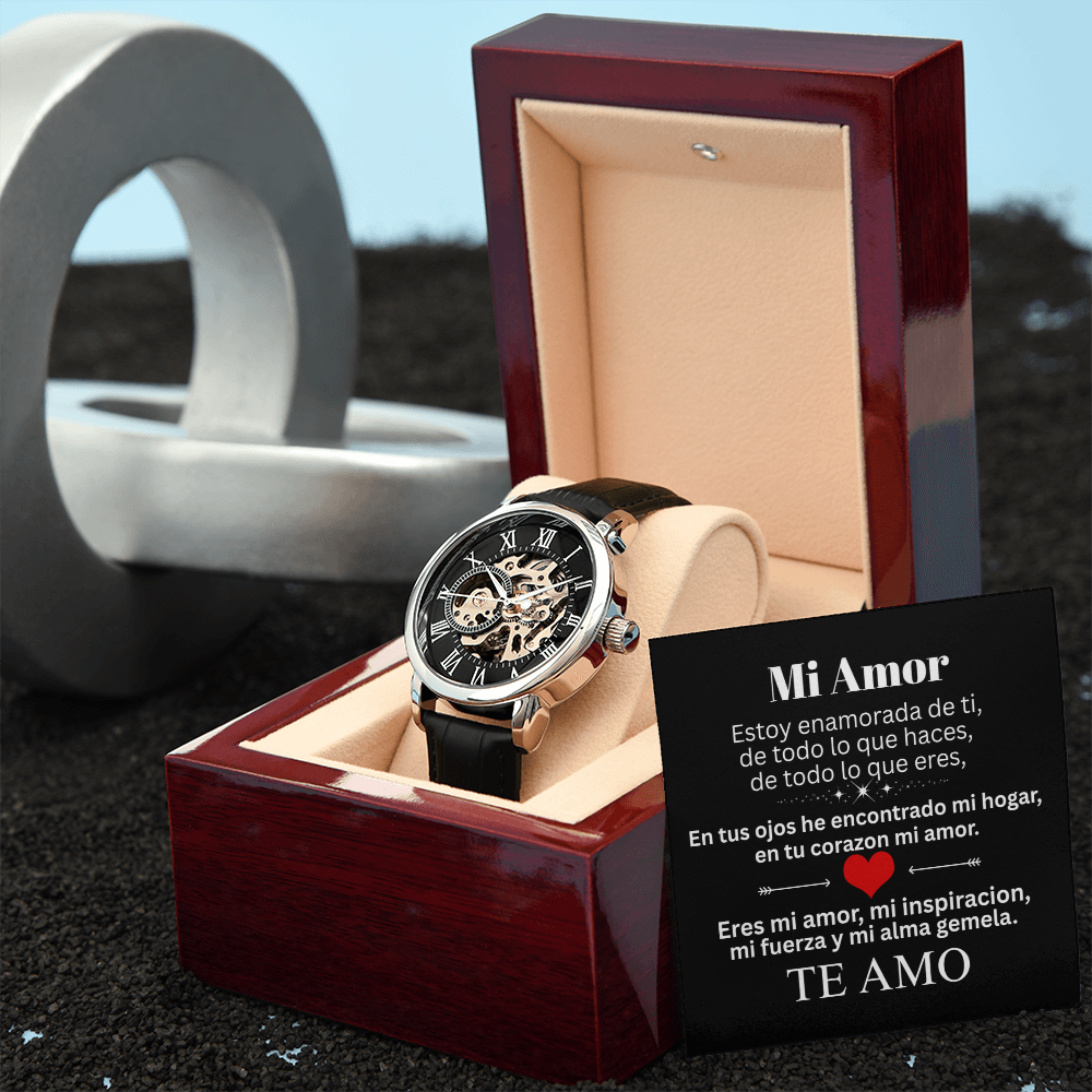 Mi Amor ❤️ Reloj Esencia de Lujo Esqueleto 💎🕰️