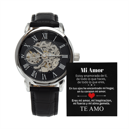 Mi Amor ❤️ Reloj Esencia de Lujo Esqueleto 💎🕰️
