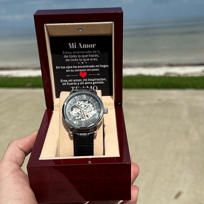 Mi Amor ❤️ Reloj Esencia de Lujo Esqueleto 💎🕰️